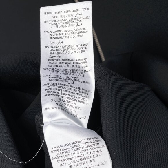 Gucci Black Sylvie-Web Ruffle-Detail Short Dress - Picture 12 of 13